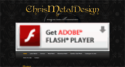 Desktop Screenshot of chrismetaldesign.com